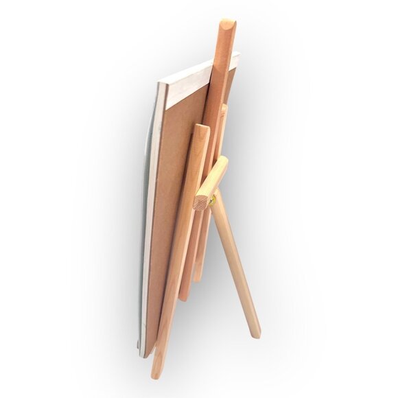 Vigorfun Deluxe Art Kit w Wooden Case and Easel w Strathmore Drawing Pad - Picture 11 of 16